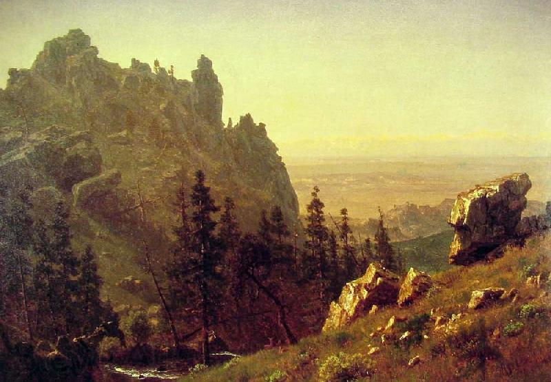 Albert Bierstadt  Wind River Country Spain oil painting art